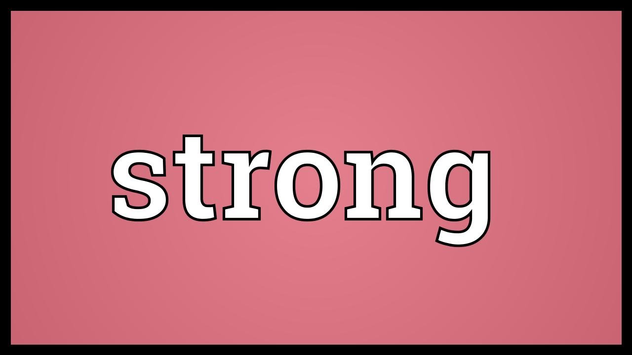 strong  Tradução de strong no Dicionário Infopédia de Inglês