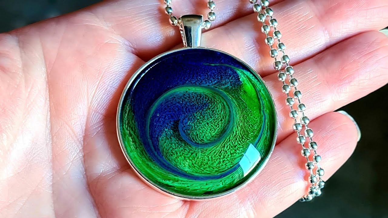 2X Silicone Mould Pendant Jewelry Making Necklace Mold Craft DIY Resin