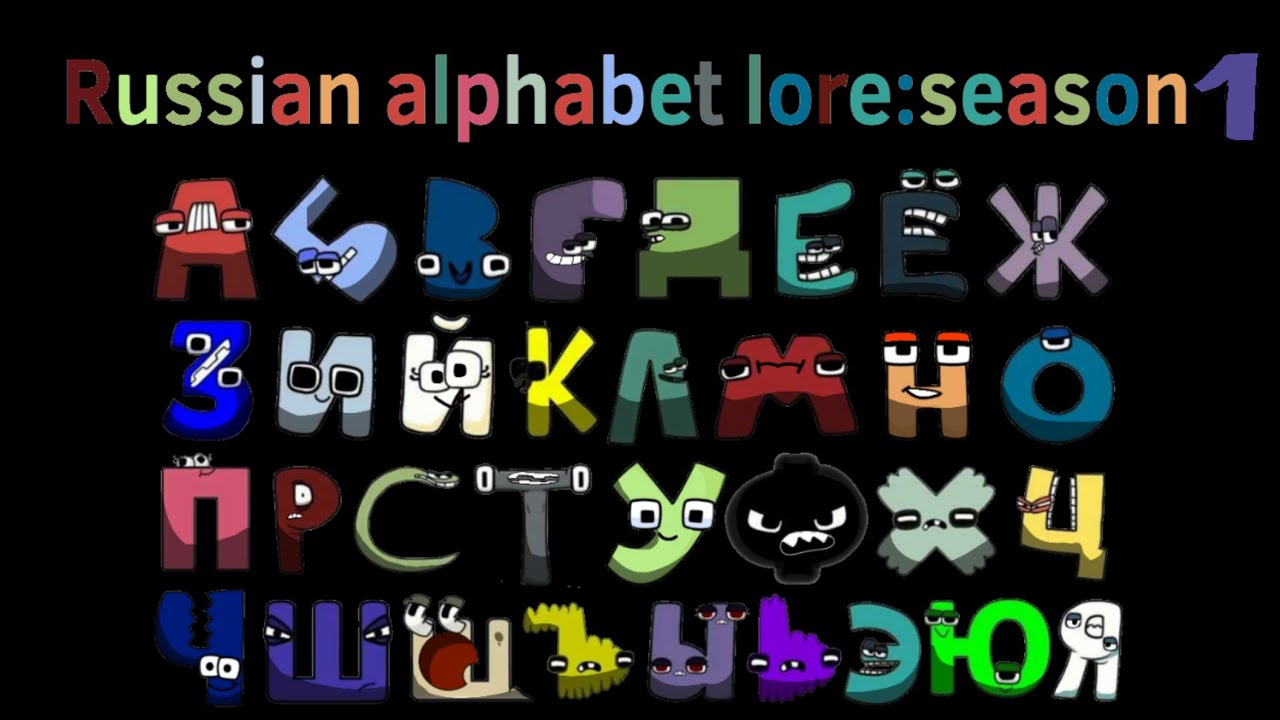 Russian alphabet lore - BiliBili