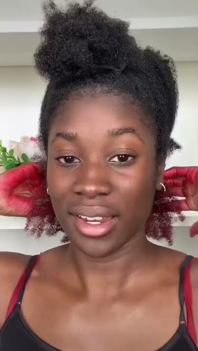 Temporary Hair Colour in hot red | As I am curl colour