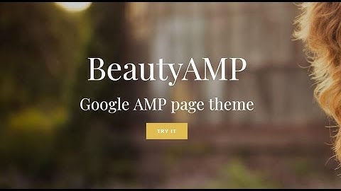 Mobirise AMP Bootstrap Template | BeautyAMP
