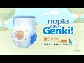 ネピア やさしいGenki! 極うすでもしっかり吸収 ブランドムービー