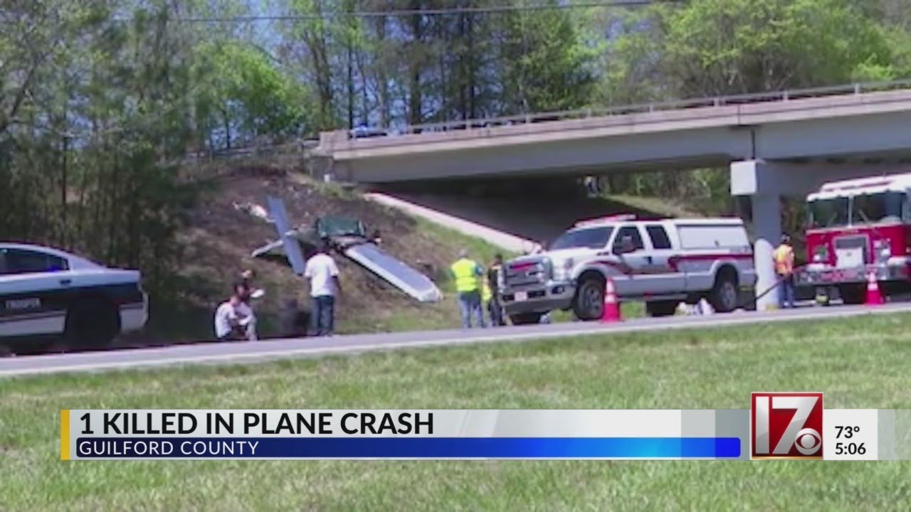 1 dead after NC plane crashes near US 421: Sheriff - YouTube