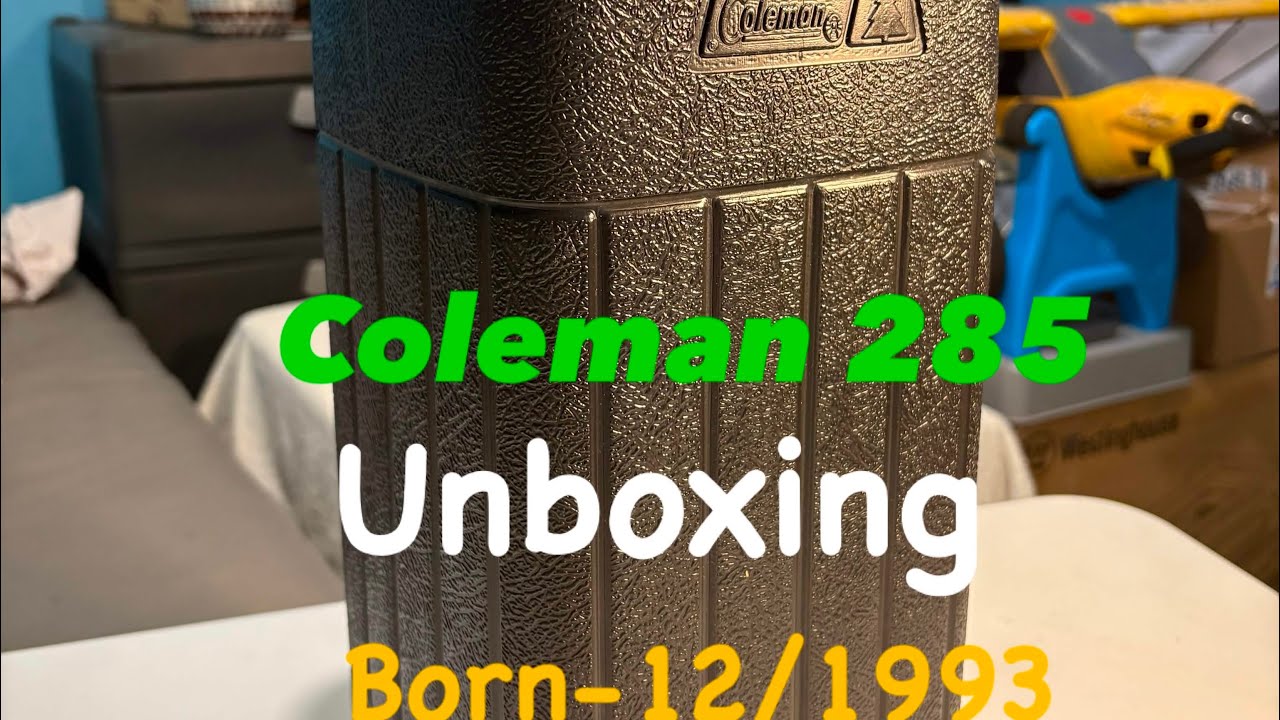 Coleman 285 Dual Fuel Lantern Unboxing - YouTube