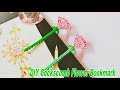 Beautiful chinese knot for crafts  diy chinese knot cockscomb flower bookmark