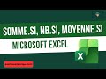 SOMME.SI, NB.SI, MOYENNE.SI : exploite enfin tes données