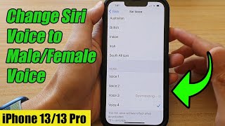 iPhone 13/13 Pro: How to Change Siri Voice to Male/Female Voice Resimi