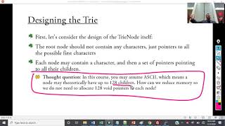 CSE 20312 - Lecture 37 - Tries and String Matching
