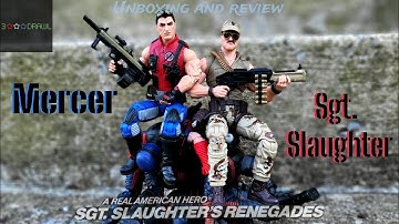 Sgt. Slaughter and Mercer G.I. Joe Classified # 173 unboxing and review