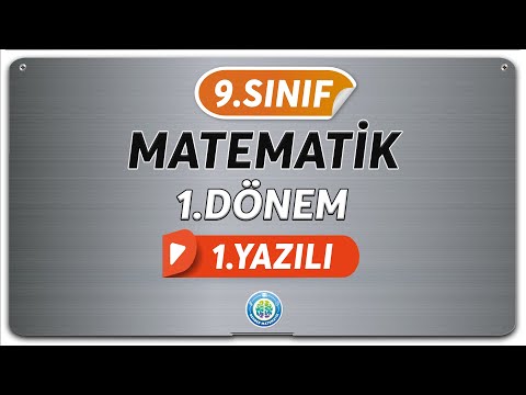 9.SINIF 1.DÖNEM 1.YAZILI SORULARI | 9.SINIF MATEMATİK | Rehber Matematik