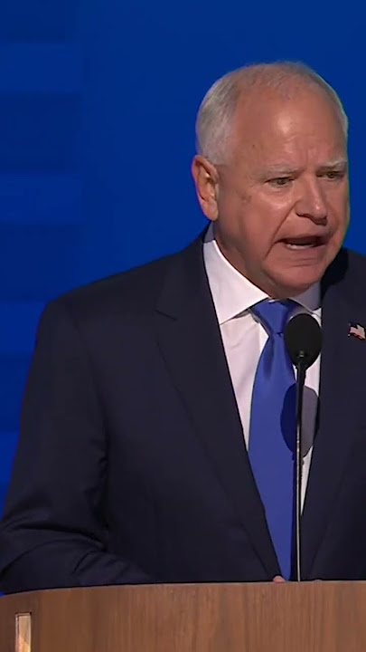 Gus Walz touching reaction to Tim Walz DNC speech | KTBC #timwalz #dnc #speech #hearttouching