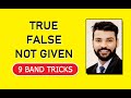 #TRUE/#FALSE/ #NOT #GIVEN II #READING II #RAMAN #IELTS II #9BAND #TRICKS II #NOVEMBER #2020