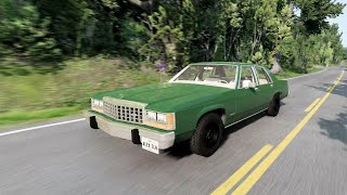 BeamNG.drive - Ford Crown Victoria LTD 1983 - Car Show Test Drive Crash .