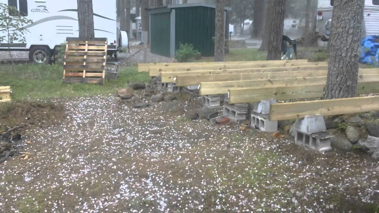Hail Storm Berwick Maine July 19th 2015 YouTube