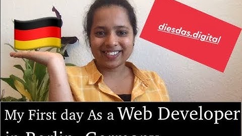 My First Day as a Web developer in Berlin, Germany | DiesDas | CodeCouch