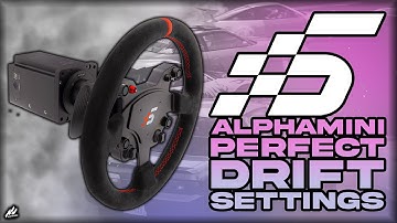 BEST Simagic Alpha Mini DRIFT Settings!