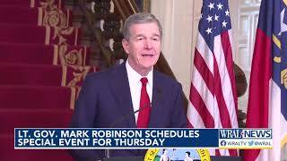 Lt. Gov. Mark Robinson schedules special event for Thursday