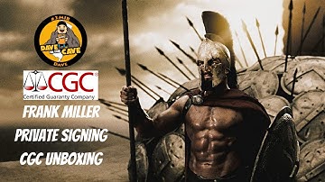 CGC Unboxing - Frank Miller Private Signing #daveinthecave