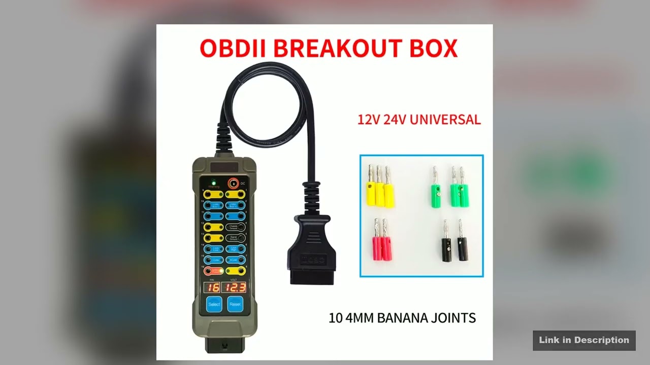 New Arrival Auto Car Break Out Box OBDII obd Breakout Box Car Protocol Detector Car Obd2 Interface