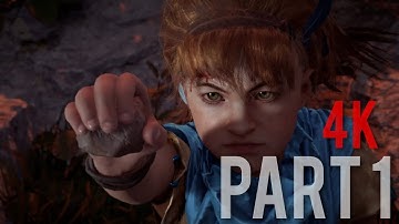 Horizon Zero Dawn Walkthrough Gameplay Part 1-INTRO(4K)