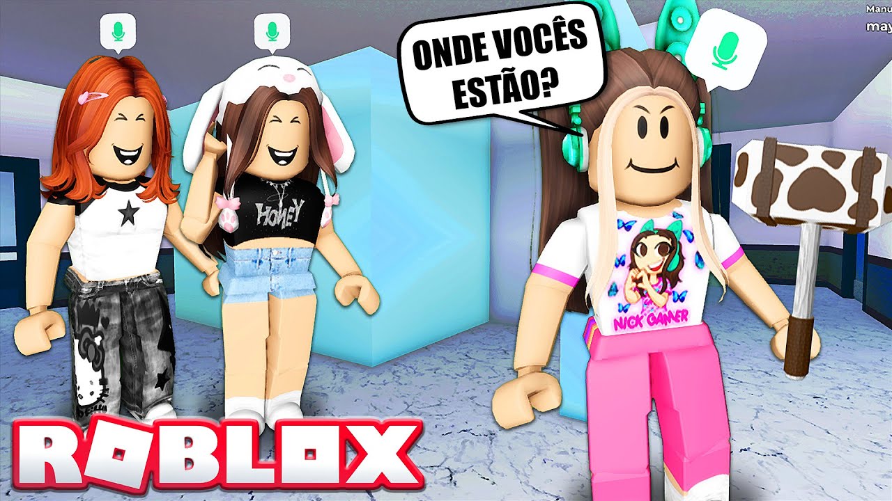 JOGANDO MARRETÃO COM CHAT DE VOZ ATIVADO - Roblox - Flee the Facility