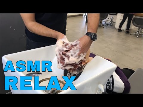 ASMR Relaxing Shampoo and Hair Wash | Head Massage | No Talking | Binaural | Remove Dye From Hair