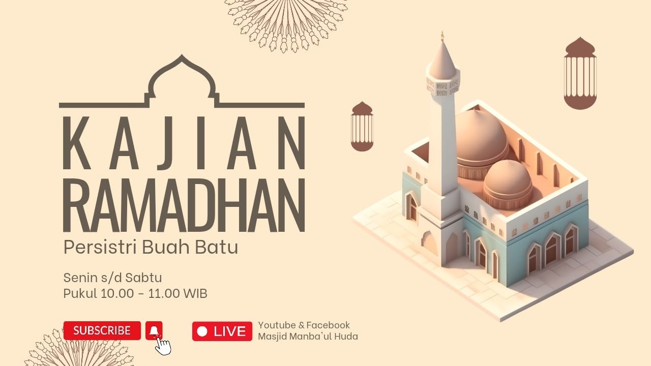 Kajian Ramadan Persistri Buah Batu - Ustadz Asep Supian Nurdin