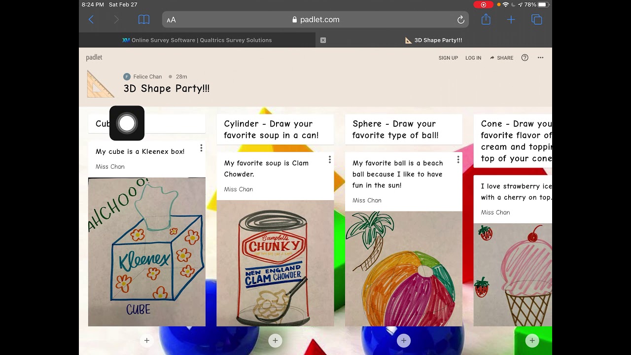 3D Shape Padlet Tutorial - YouTube