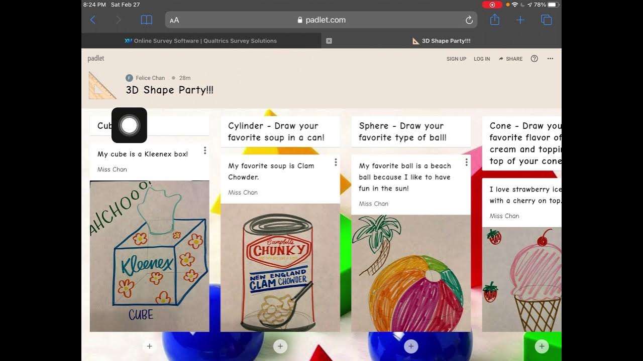 3D Shape Padlet Tutorial YouTube