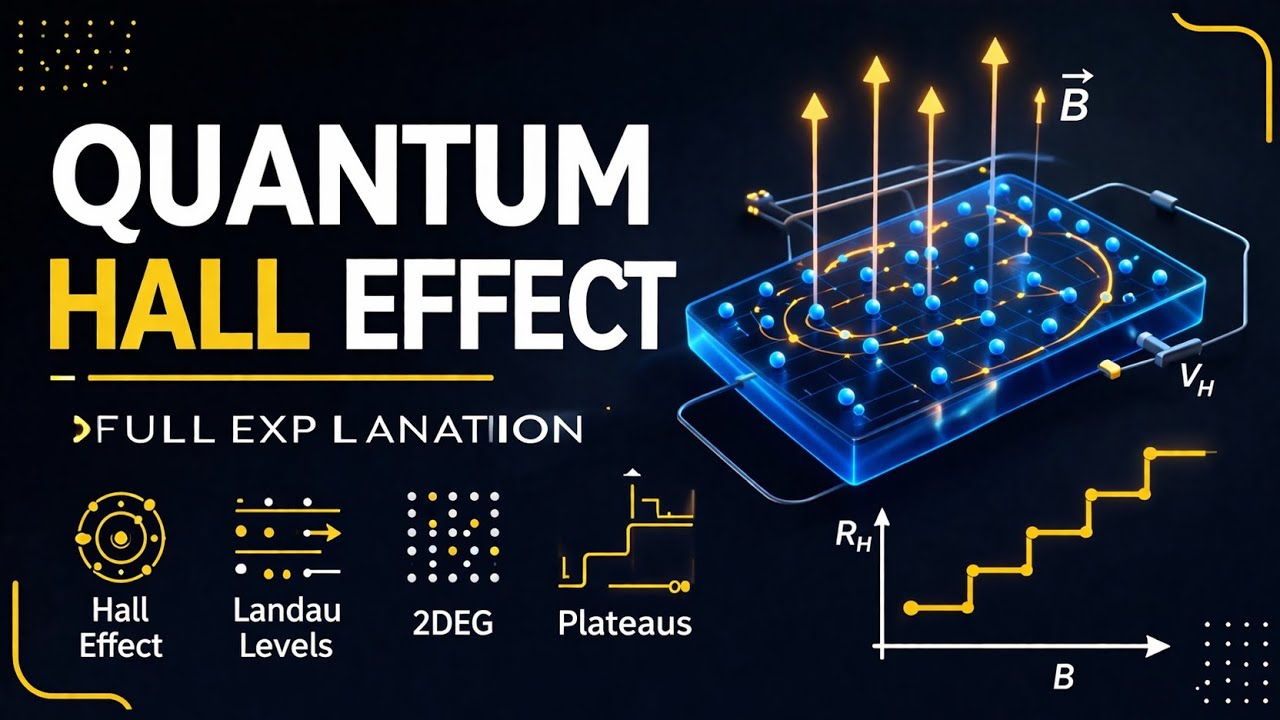 Quantum Hall Effect Full Explanation | Hall Effect, Landau Levels, 2DEG ...