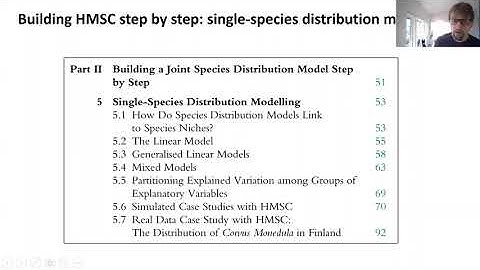 HMSC course  Lecture 5   Single species modelling