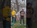 Lego Guy Sprays David DaVinci Near Branchopolis Playhouses 19APR26