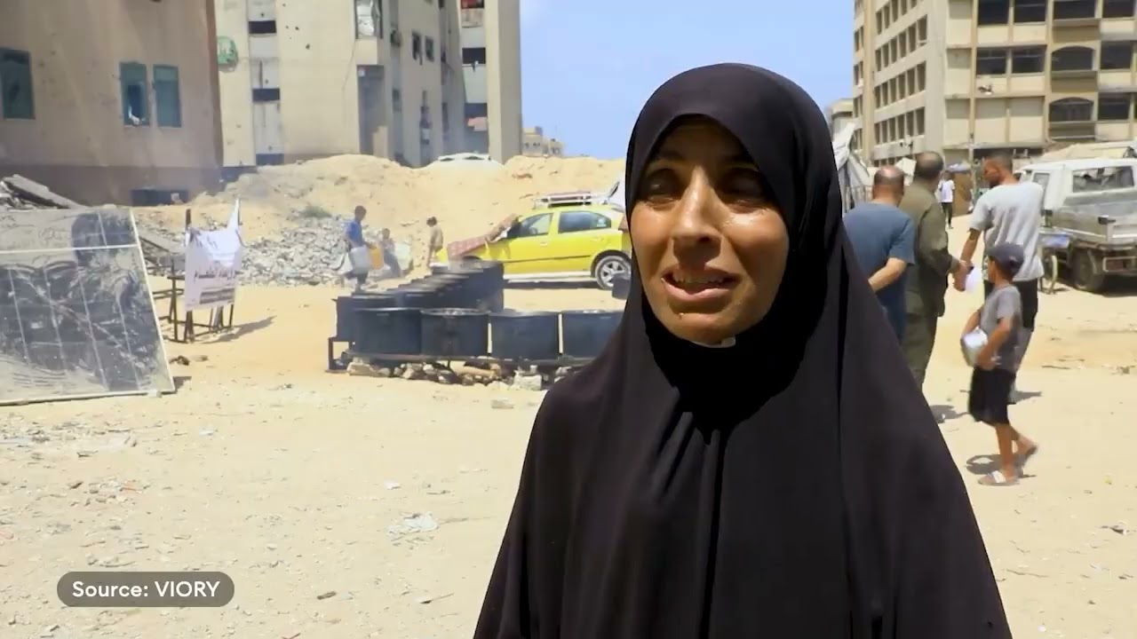 تكية جزائرية في غزة تقدم طعاما للنازحين وسط المجاعة الحقيقية