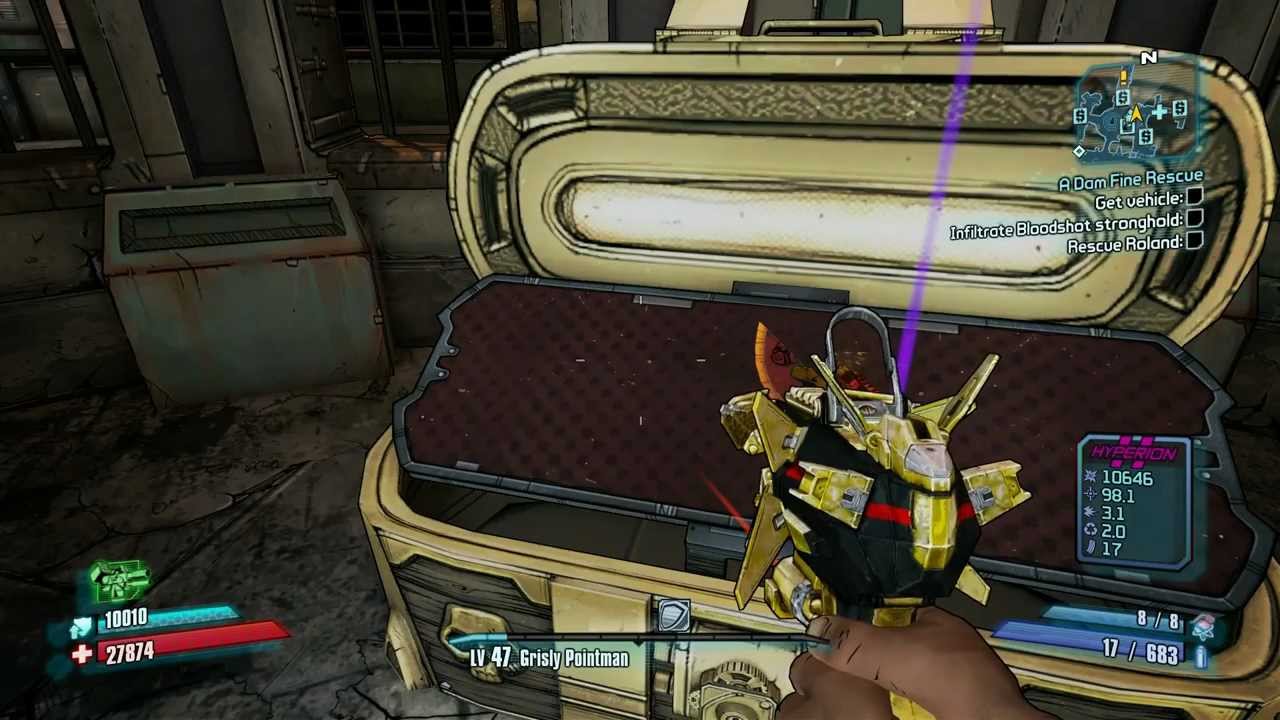 Borderlands 2 Opening Golden Key Chest Level 47 YouTube