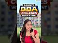 Top Private BBA Colleges with Placement | High Salary Colleges in India | BBA Career #bbacolleges