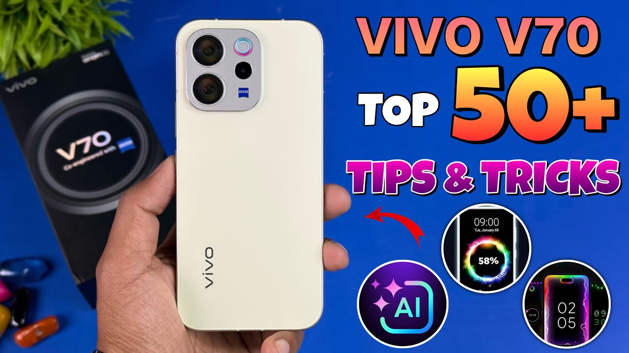 Vivo V70 5G Top 50++ Tips And Tricks | Vivo V70 Hidden Features | Vivo V70 5G