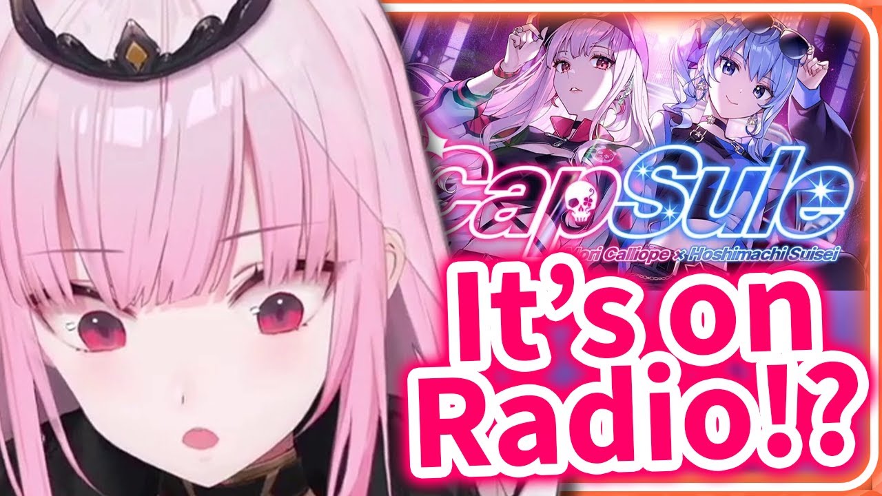 Calli's and Suisei's Song was being Played on the Radio 【HololiveEN】