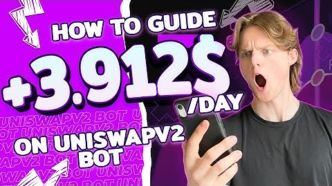 Guide for UniswapV2 Bot: How to make $3192/Day