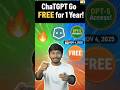 ChatGPT Go FREE for 1 Year in India 🇮🇳 | GPT-5 Access | OpenAI Biggest Offer! 🔥 #ChatGPTGoFree