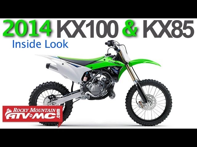 2014 Kawasaki KX85 & KX100 Inside Look - YouTube