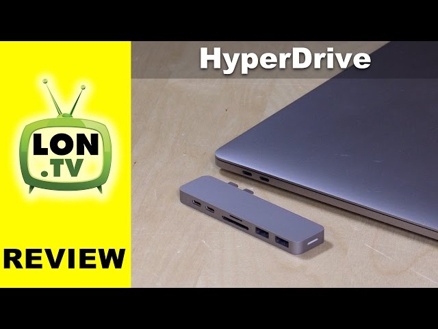 HyperDrive for Macbook Pro Review : USB-C Hub / Dock with Thunderbolt Passthrough