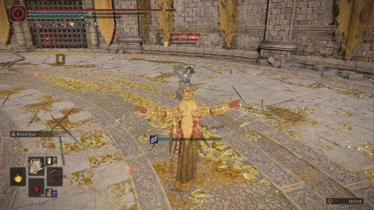 Backstep parry with Divine Bird Feathers finish. 🪶