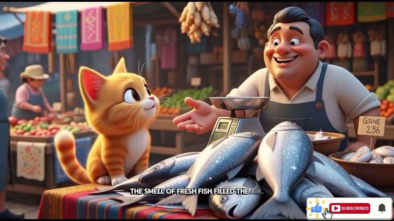 Mimi the Orange Cat Goes Shopping with Her Mother