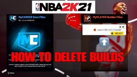 HOW TO DELETE BUILDS IN THE NBA 2K21 DEMO!!! (EASY)