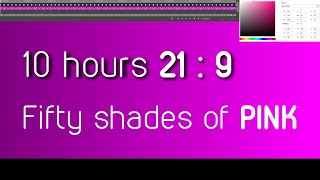 21:9 ULTRAWIDE Fifty shades of PINK: 10 hrs of relaxing and meditative wallpaper, screensaver in 4K! screenshot 1