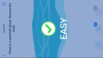 Easy Game Level 29 || There Is A Waterfall Ahead Rescue The Snail.