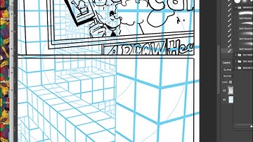 Drawing Perspective with David Chelsea: Drawing Over A Three-Point Perspective Grid