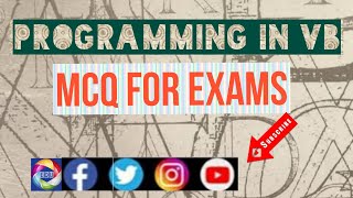 MCQ of Programming in VB