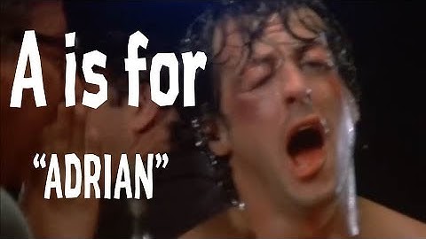 Learn the Alphabet with Sylvester Stallone