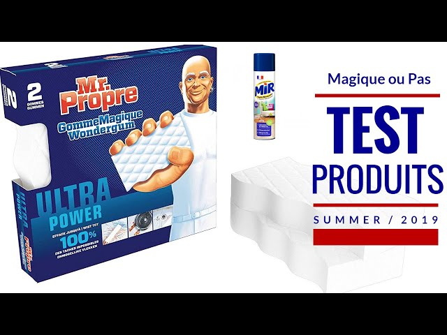 Gomme Magique Mr Propre une propreté éclatante rien qu'avec de l'eau Pub  25s 